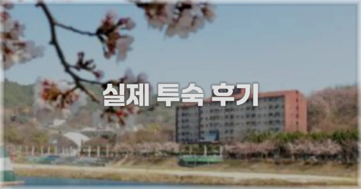 💬 실제 투숙 후기