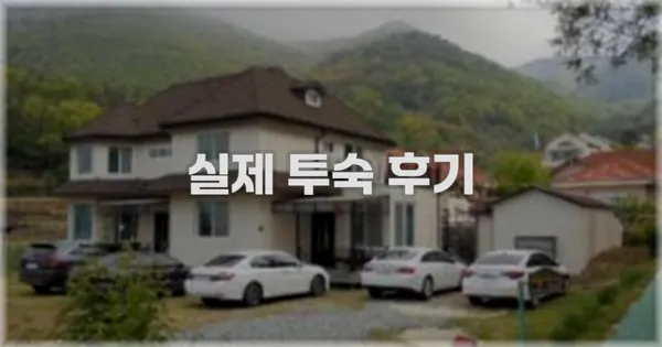 💬 실제 투숙 후기